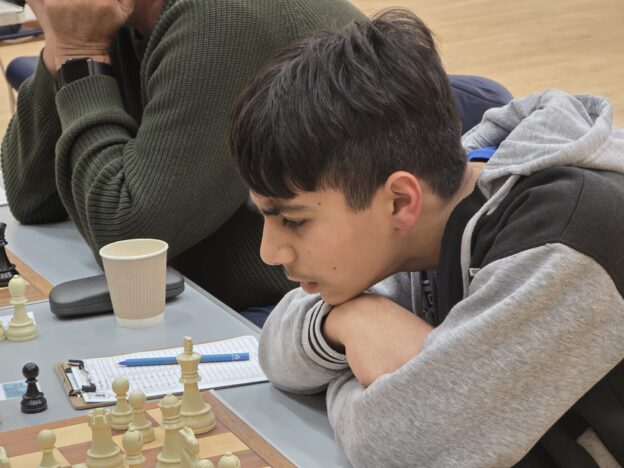 Zain Patel focussing